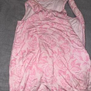 Pink Floral Kids Dress